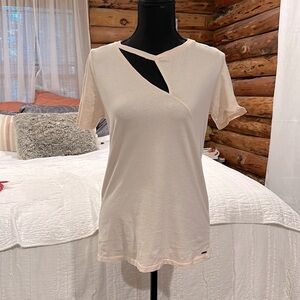 New N:philanthropy Dash Petal Pink Tee, Short Sleeve #J